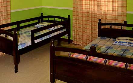 Queen-size Bed & Single Bed inside the Room (2nd Floor)