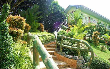 Stairs going to Mini-Hotel