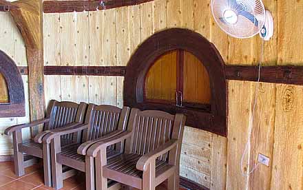 Electric Fan and Chairs