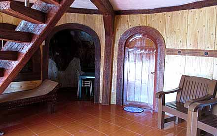 Doors inside the Volcano House